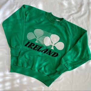 vintage 80s ireland crewneck sweatshirt